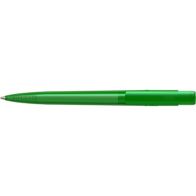 uma® RECYCLED PET PEN PRO transparent Druckkugelschreiber, grün