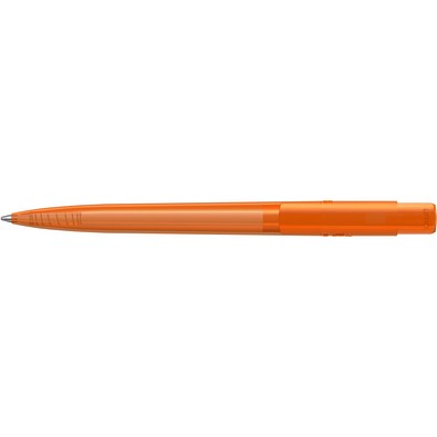 uma® RECYCLED PET PEN PRO transparent Druckkugelschreiber, orange