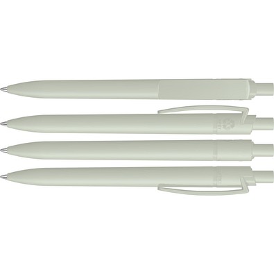 uma® RECYCLED PET PEN STEP F Druckkugelschreiber, grau
