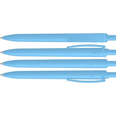 uma® RECYCLED PET PEN STEP F Druckkugelschreiber, hellblau