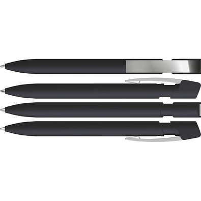 uma® SKY M GUM Druckkugelschreiber, schwarz