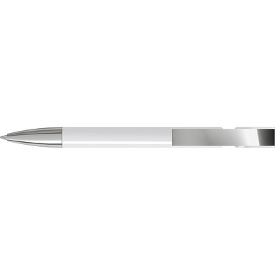 uma® SKY M SI Druckkugelschreiber, weiss