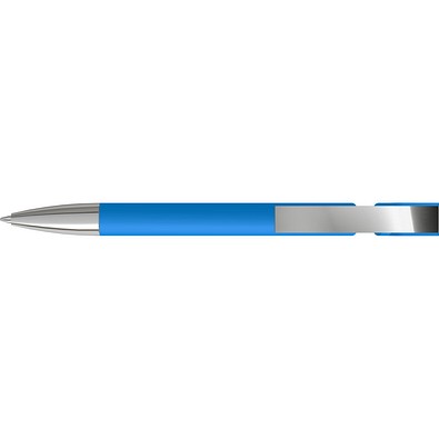 uma® SKY M SI GUM Druckkugelschreiber, hellblau