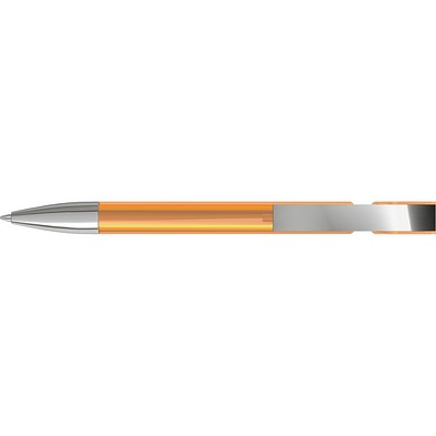 uma® SKY transparent M SI Druckkugelschreiber, orange