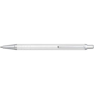 uma® SLIMLINE Druckkugelschreiber, weiss