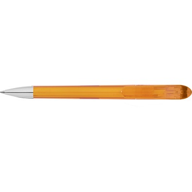 uma® SPOT transparent SI Druckkugelschreiber, orange