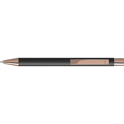 uma® STRAIGHT RO-GO Druckkugelschreiber, schwarz