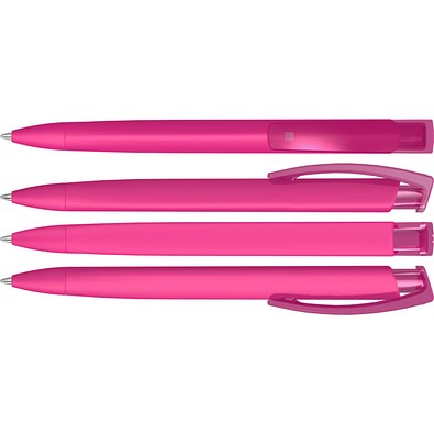 uma® Kugelschreiber TRINITY GUM, blaue Mine, magenta