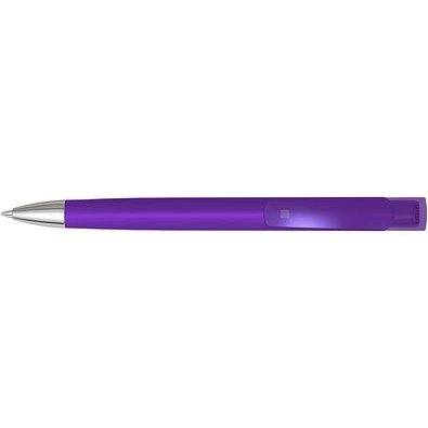 uma® Druckkugelschreiber TrinityGum, mit Metallspitze, blaue Mine, violett