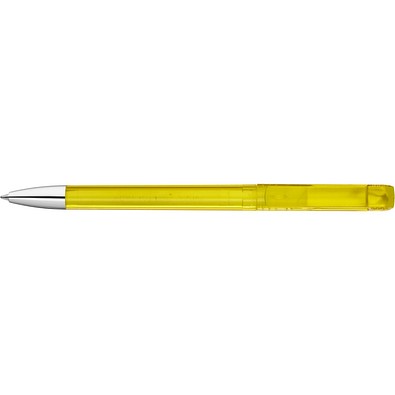 uma® UP transparent SI Drehkugelschreiber, gelb