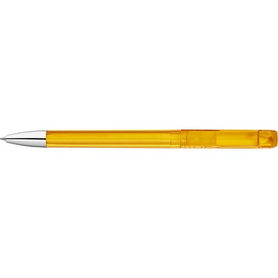 uma® UP transparent SI Drehkugelschreiber, ocker