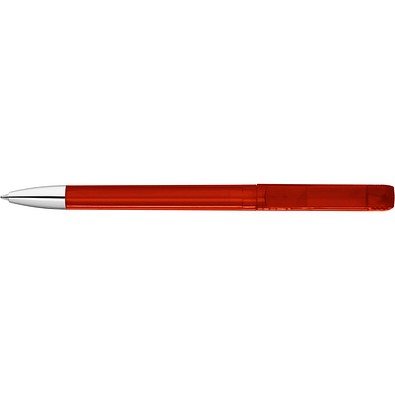 uma® UP transparent SI Drehkugelschreiber, rot