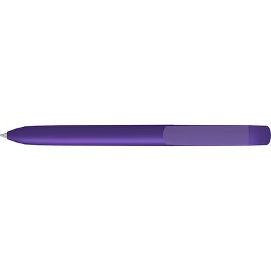 uma® VANE F Drehkugelschreiber, dunkelviolett
