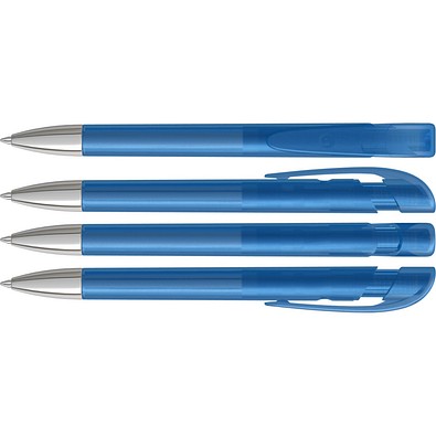 uma® YES frozen SI Druckkugelschreiber, hellblau