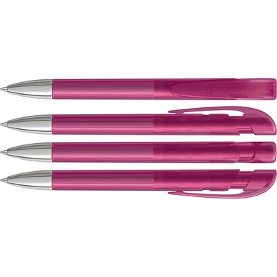 uma® YES frozen SI Druckkugelschreiber, magenta