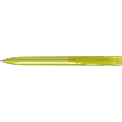 uma® YES transparent Druckkugelschreiber, gelb