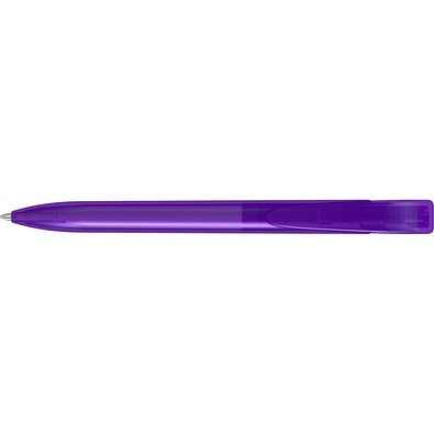 uma® YES transparent Druckkugelschreiber, violett