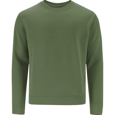 Unisex Sweatshirt mit Rundhalsausschnitt – Klassischer Crewneck, M, GRÜN BOTTLE