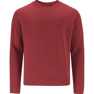 Unisex Sweatshirt mit Rundhalsausschnitt – Klassischer Crewneck, S, BORDEAUX