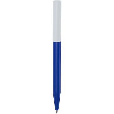 Unix Kugelschreiber aus recyceltem Kunststoff, blaue Mine, royalblau