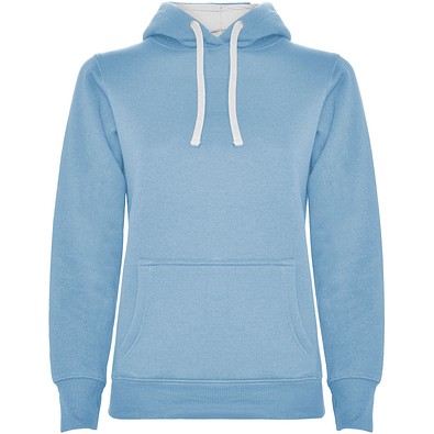 Urban Kapuzenpullover für Damen, himmelblau, XL