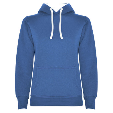 Urban Kapuzenpullover für Damen, Royal/weiß, XL