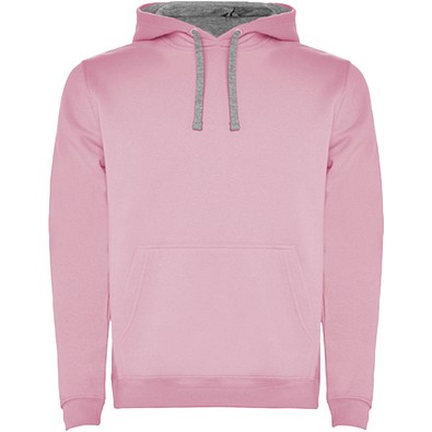 Urban Kapuzenpullover für Herren, hellrosa, 3XL