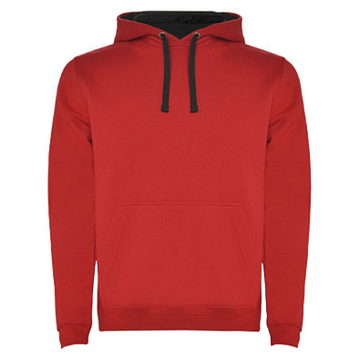 Urban Kapuzenpullover für Kinder, rot, 5/6