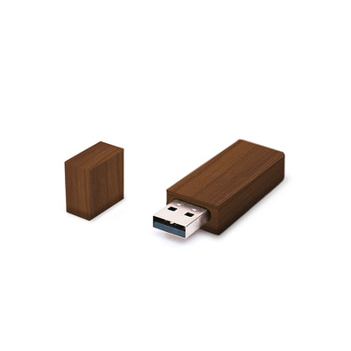 USB Stick Holz Bar 32 GB, walnuss