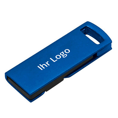 USB-Stick Mini-Twist, 16 GB, silber
