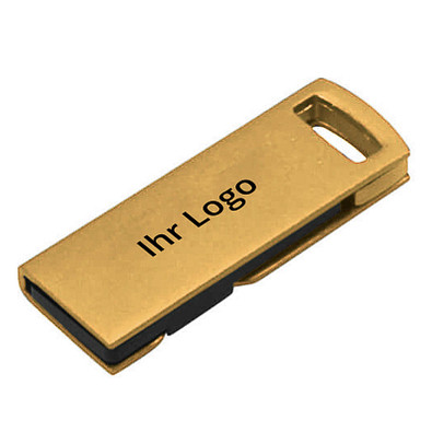 USB-Stick Mini-Twist, 16 GB, gold