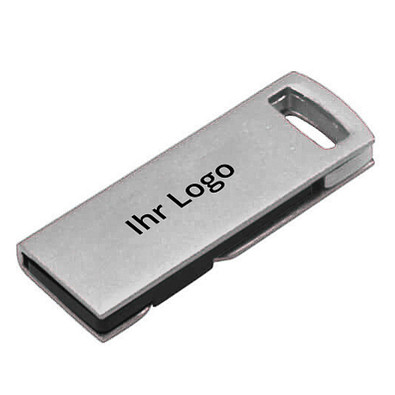 USB-Stick Mini-Twist, 16 GB, silber