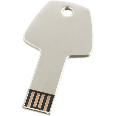 USB-Stick Schlüssel, silber, 8GB