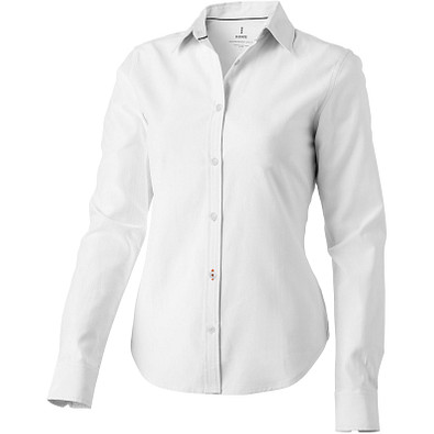 ELEVATE Damen Langarm Bluse Vaillant, weiß, L