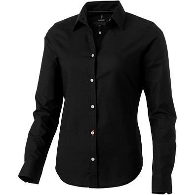 ELEVATE Damen Langarm Bluse Vaillant, schwarz, XXL