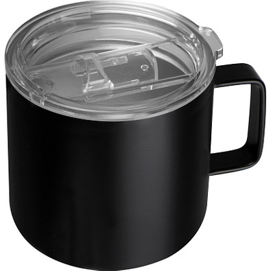 Vakuum Edelstahlbecher, schwarz