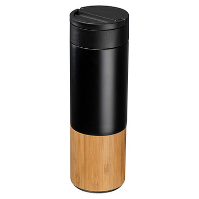 Vakuum Isolierflasche, 500 ml, schwarz
