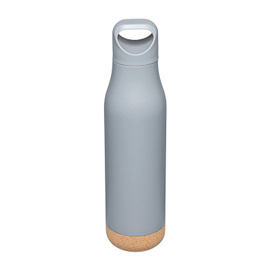 Vakuum-Trinkflasche CORKY LEGEND,grau