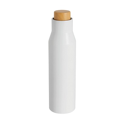 Vakuum-Trinkflasche DRINK NOBLY,weiß