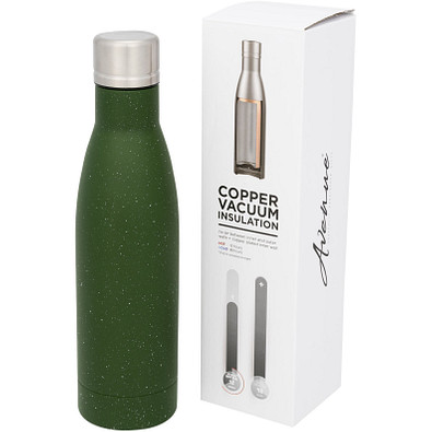 Vasa gesprenkelte Kupfer-Vakuum Isolierflasche, 500 ml, grün Vasa gesprenkelte Kupfer-Vakuum Isolierflasche, 500 ml, grün