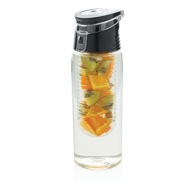 XD COLLECTION Verschließbare Aromaflasche, 700 ml, transparent/grau XD COLLECTION Verschließbare Aromaflasche, 700 ml, transparent/grau