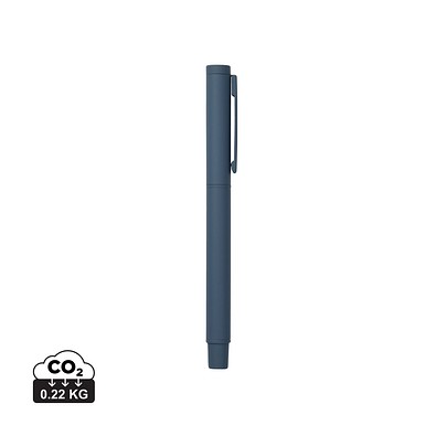 VINGA Baltimore Stift aus RCS recyceltem Stainless-Steel, navy blau