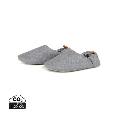 VINGA Moulton Hausschuhe aus RCS rPET (S/M), grau, granite grey