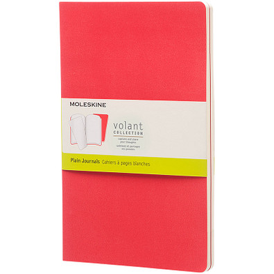MOLESKINE® Notizbuch Volant Journal L, blanko, geranium red MOLESKINE® Notizbuch Volant Journal L, blanko, geranium red