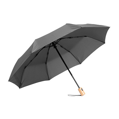 Automatik Windproof-Taschenschirm Calypso, grau