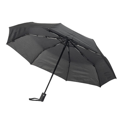 Automatik Windproof Taschenschirm Plopp, schwarz