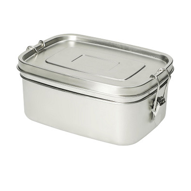 Vorratsdose Double 19x13,5x8,5 cm, silber