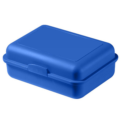 Vorratsdose School-Box groß, mit Trennschale, standard-blau PP
