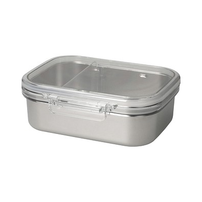 Vorratsdose Storage, 1,0 l, silber/transparent