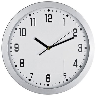 Wanduhr, weiss